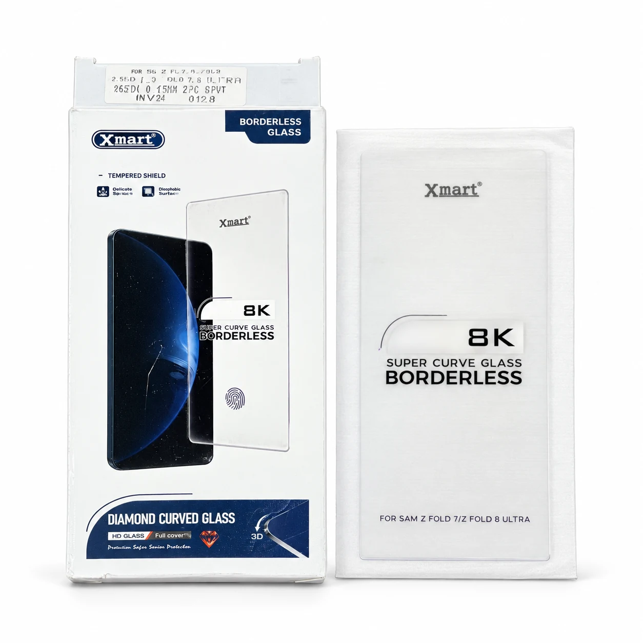 Xmart 8K Glass for All Iphone , Samsung S Series and Z Fold 7 / Fold 8 Ultra